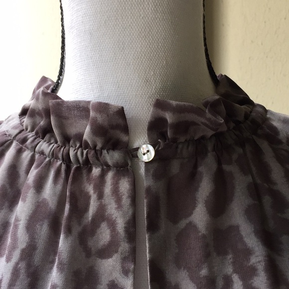 Rachel Roy Grey Snakeskin Blouse - Picture 4 of 7